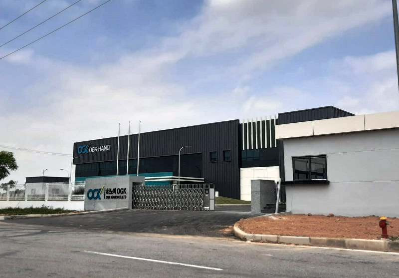 Trụ sở Công ty TNHH OGK Hà Nội nằm trong KCN Phú Hà, thị xã Phú Thọ.