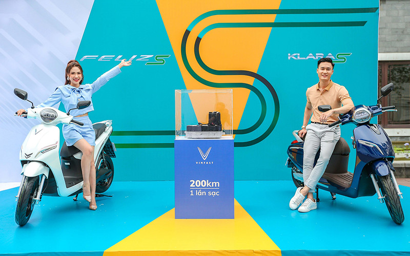 Vinfast ra mắt 5 mẫu xe máy điện có khả năng di chuyển gần 200 km/lần sạc