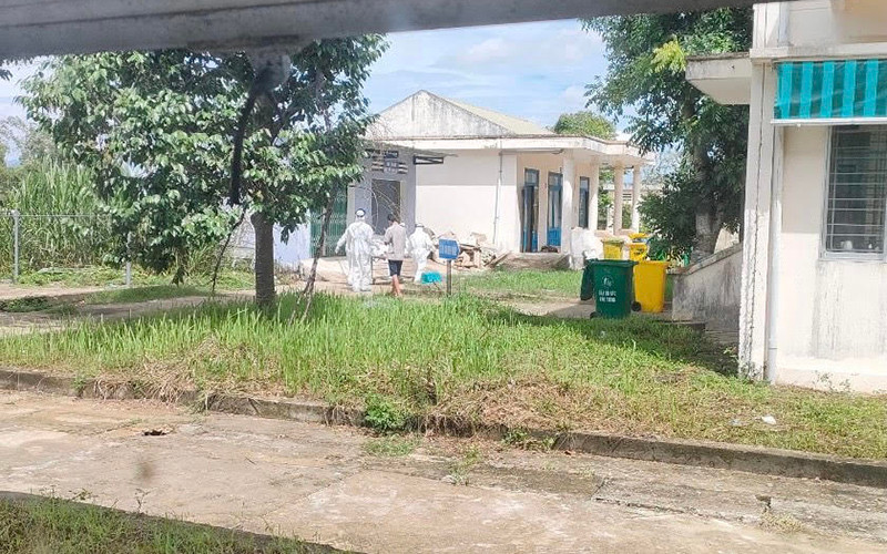 Khu vực bảo quản, xử lý tử thi người tử vong do Covid-19 tại Bệnh viện Lao và Phổi tỉnh Quảng Ngãi.