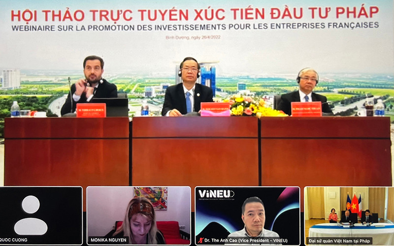 Phó Chủ tịch UBND tỉnh Bình Dương Nguyễn Văn Dành khẳng định Bình Dương có nhiều tiềm năng và cơ hội đầu tư cho các doanh nghiệp Pháp.