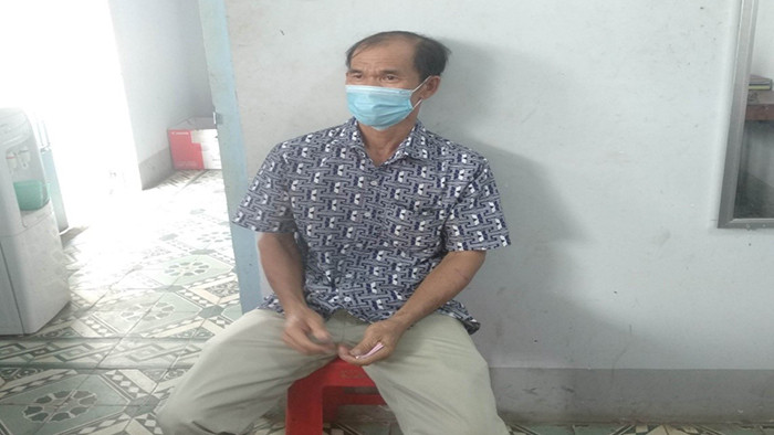 Ông Q.T.T. người đăng thông tin xuyên tạc lực lượng chức năng lên Facebook.