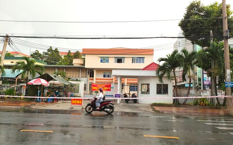 Khu vực cách ly tại Bệnh viện Đa khoa Sa Đéc (Ảnh: Hữu Nghĩa).