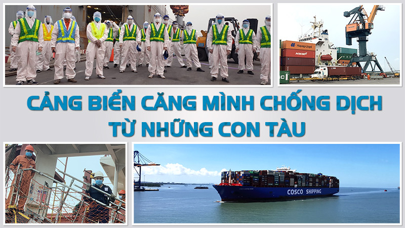 Cảng biển căng mình chống dịch từ những con tàu