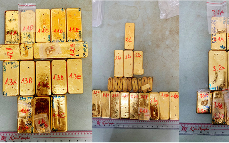 51 kg kim loại nhập lậu qua kiểm định là vàng thật.