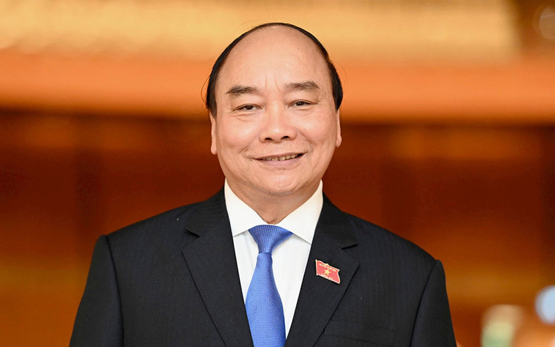 Đồng chí Nguyễn Xuân Phúc, Ủy viên Bộ Chính trị khóa XIII, Chủ tịch nước CHXHCN Việt Nam nhiệm kỳ 2016-2021, đại biểu Quốc hội khóa XV.
