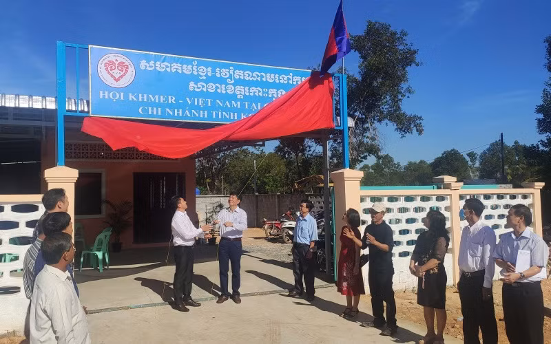 Trụ sở được khánh thành, sáng 18-12.