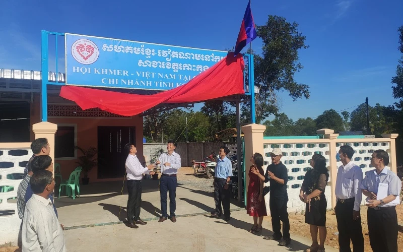Trụ sở được khánh thành, sáng 18-12.