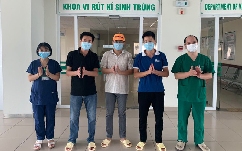 Ba bệnh nhân được công bố điều trị khỏi ngày 20-7.