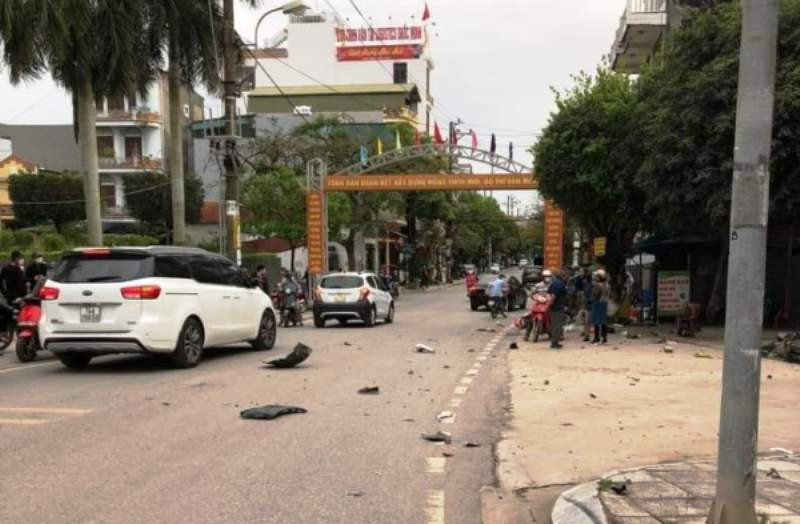 Hiện trường vụ tai nạn