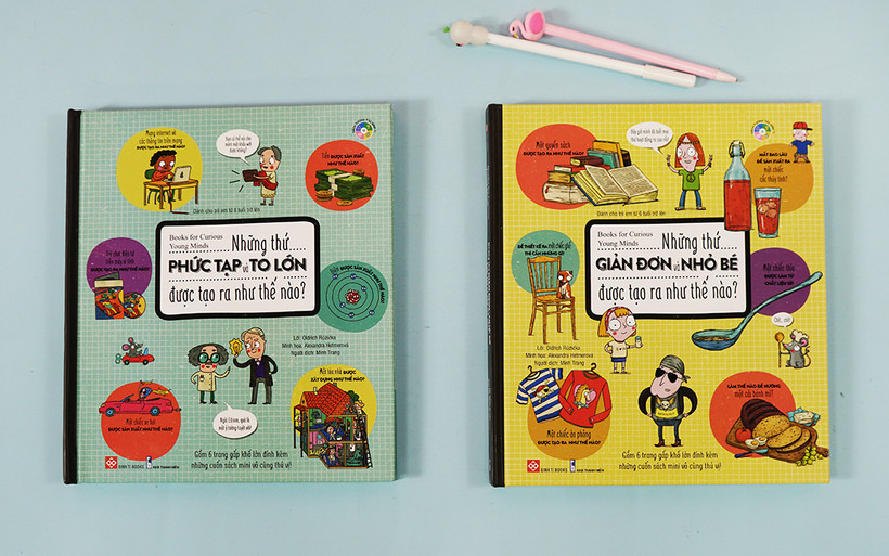 Bộ sách “Books for curious young minds - Dành cho những tâm hồn trẻ thơ hiếu kỳ”.