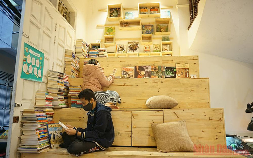 Không gian đọc sách của Mia Bookhouse.