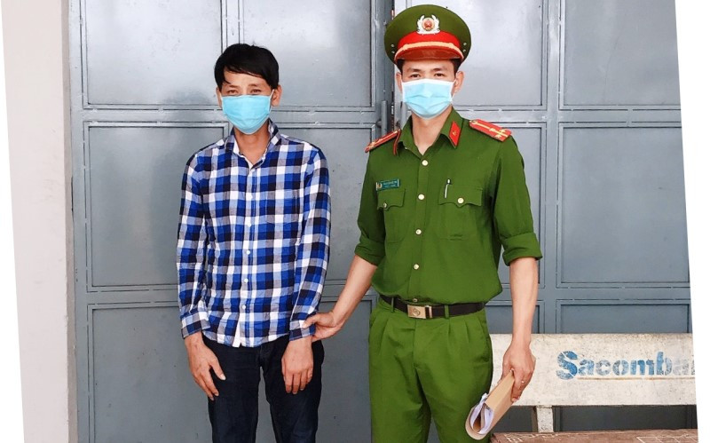  Đối tượng Trịnh Phương Nam tại Công an huyện Đắk Mil, Đắk Nông.