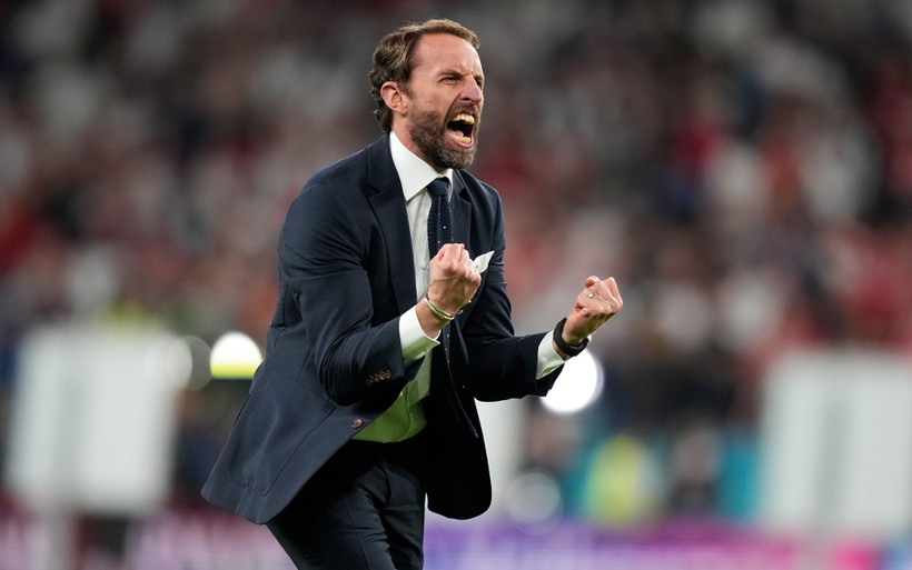 Gareth Southgate dẫn dắt đội tuyển Anh vào trận chung kết đầu tiên kể từ World Cup 1966. (Ảnh: UEFA)