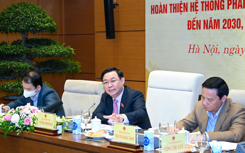 Chủ tịch Quốc hội Vương Đình Huệ sẽ chủ trì Hội nghị. (Ảnh: DUY LINH)