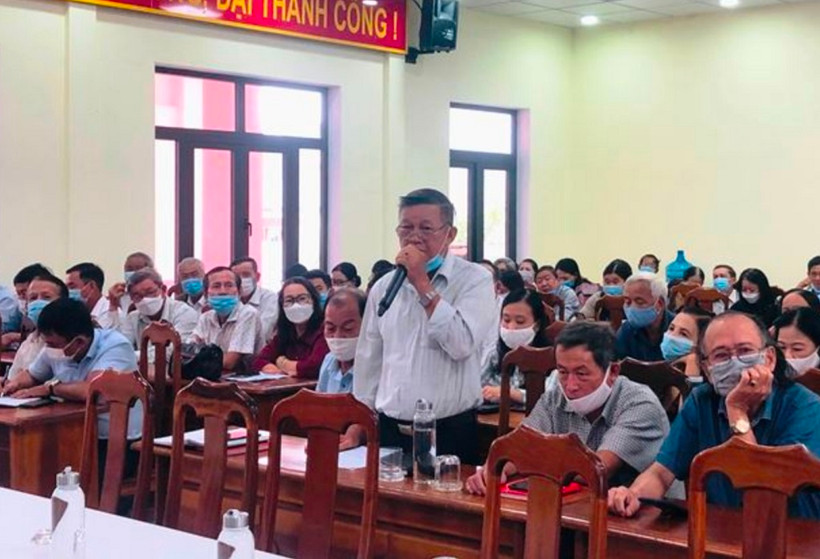 Thành phố Tam Kỳ, Quảng Ngãi tổ chức diễn đàn “Nhân dân góp ý xây dựng đội ngũ cán bộ công chức thành phố 2021”. Ảnh: Trung tâm Văn hóa-Thể thao-Truyền thông TP Tam Kỳ.