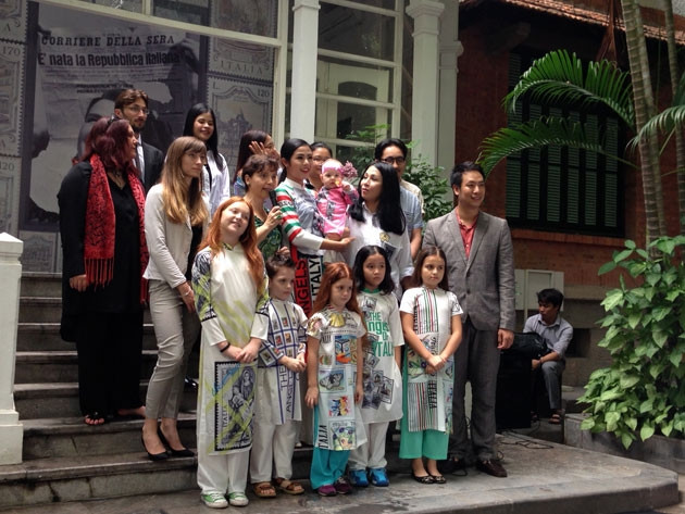 Các nghệ sĩ tham gia chương trình.