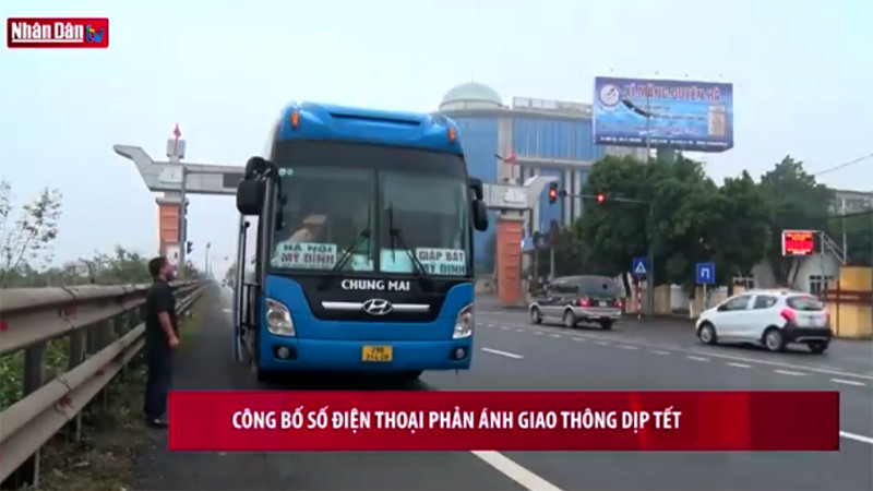 Công bố số điện thoại phản ánh giao thông dịp tết
