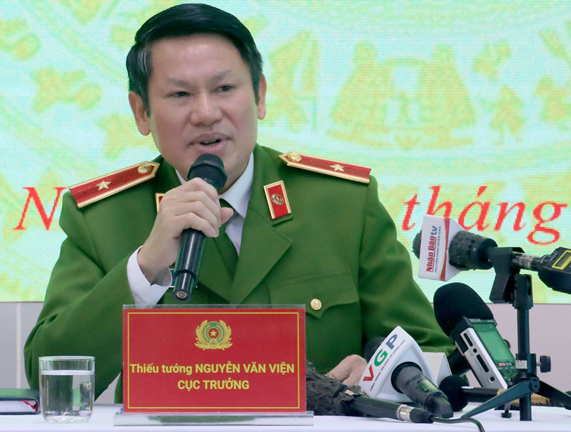 Thiếu tướng Nguyễn Văn Viện thông tin về những nội dung đáng chú ý trong thực thi Luật phòng, chống ma túy năm 2021.