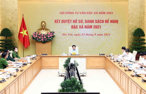 Quang cảnh cuộc họp. (Ảnh: Phạm Kiên/TTXVN)