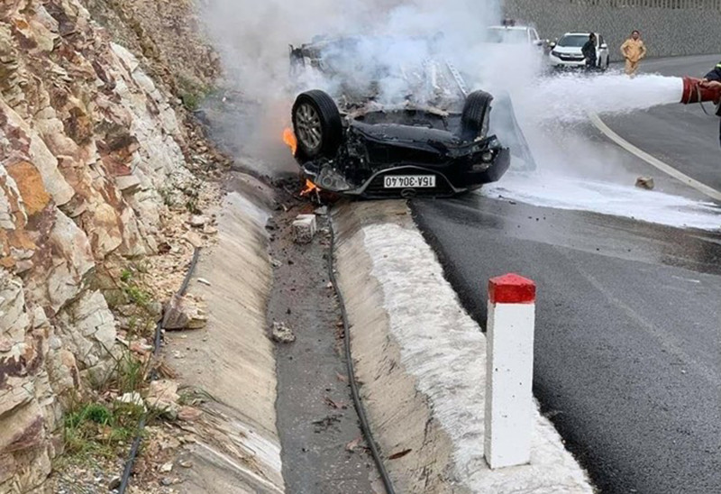 Hiện trường vụ tai nạn. Ảnh nguồn Internet