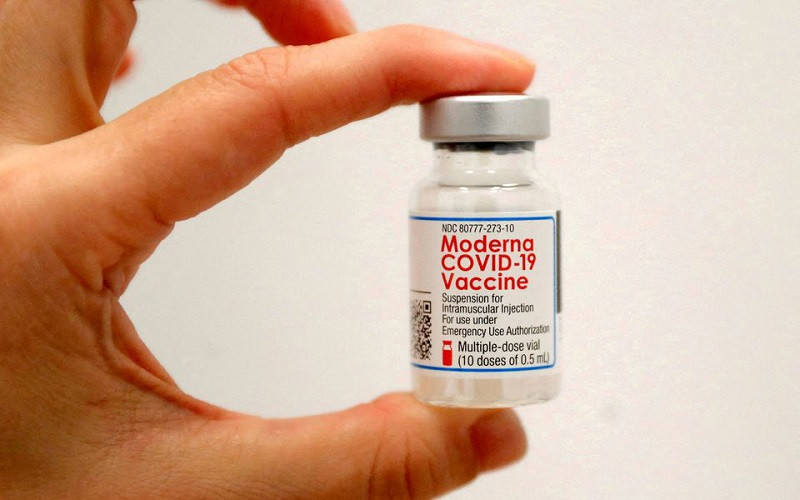 Vaccine ngừa Covid-19 của Moderna. (Ảnh: Reuters)