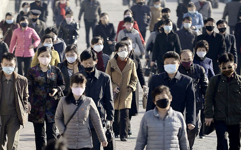 Đường phố thủ đô Bình Nhưỡng, Triều Tiên, ngày 30/3/2020. (Ảnh: Kyodo/Reuters)