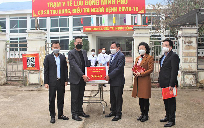 Lãnh đạo thành phố kiểm tra công tác phòng, chống dịch tại huyện Sóc Sơn.