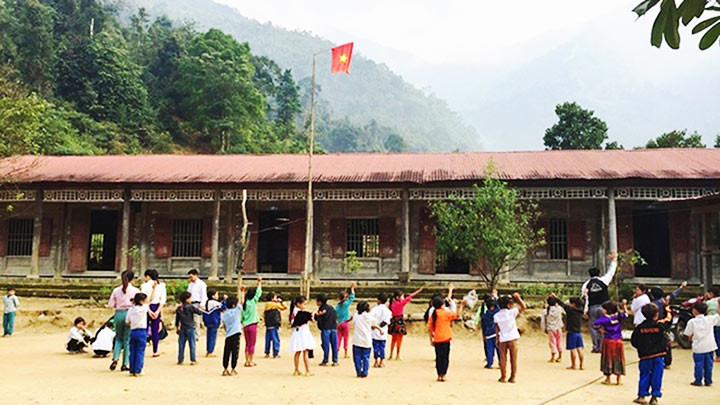 Điểm Trường tiểu học Piêng Coọc, xã Mai Sơn, huyện Tương Dương (Nghệ An).