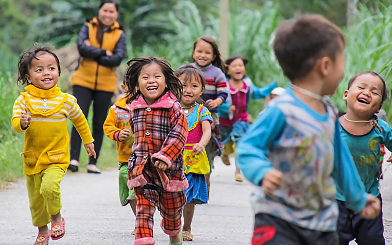 Trẻ em dân tộc thiểu số. (Ảnh minh họa)