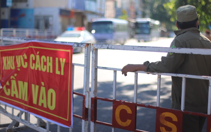 Đà Nẵng siết chặt các khu vực phong toả tại điểm có từ hai ca mắc SARS-CoV-2.