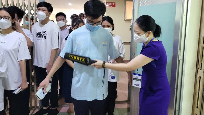 Thí sinh tham gia kỳ thi đánh giá năng lực tại Trường đại học Sư phạm TP Hồ Chí Minh năm 2022.