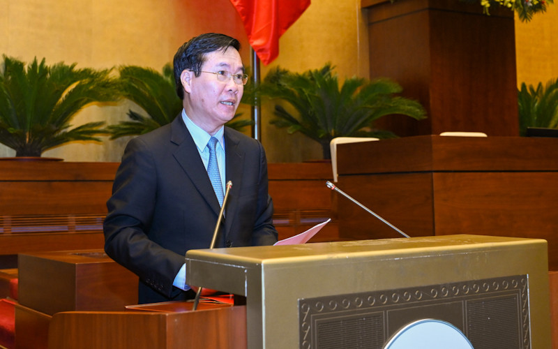 Đồng chí Võ Văn Thưởng phát biểu khai mạc hội nghị. (Ảnh: Duy Linh)