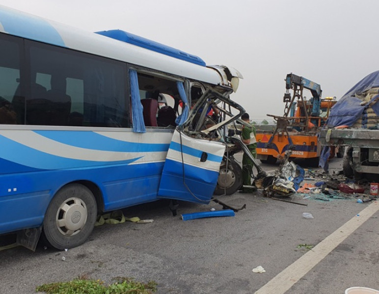 Hiện trường vụ tai nạn.