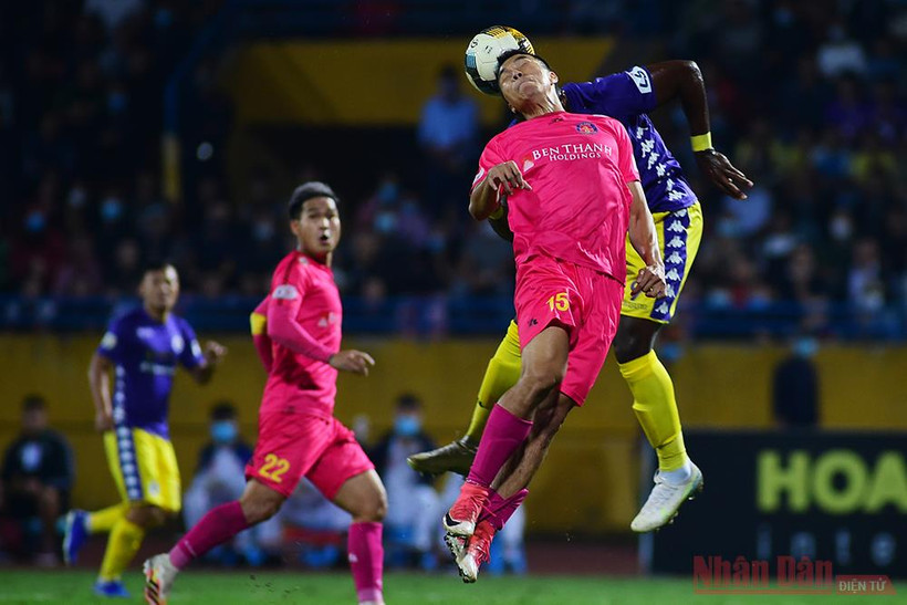 Hà Nội, Viettel cần có những trận thắng ở vòng 2. (Ảnh: TRẦN HẢI)