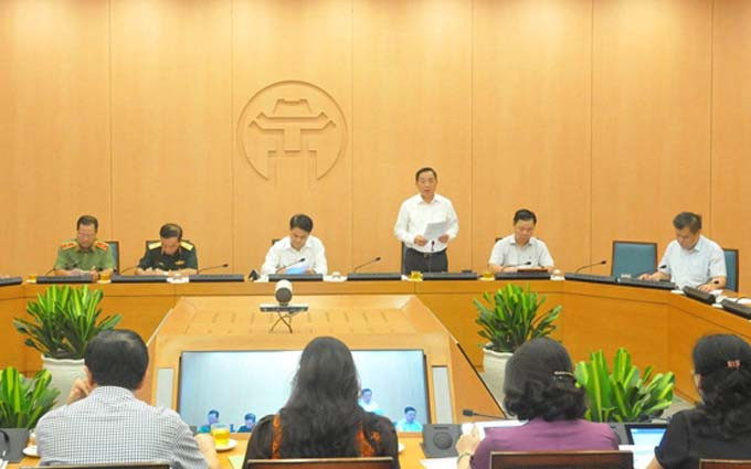 Quang cảnh buổi họp. (Ảnh: Nguyễn Hợp)