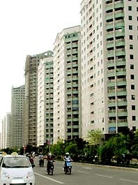 Một đường phố mới
ở Thủ đô Hà Nội.