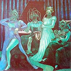 Tranh của Lê Quảng Hà. Ảnh: BBC