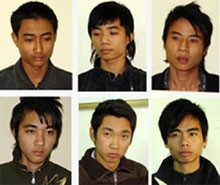 Các đối tượng trong vụ án.
(Ảnh: Cand)