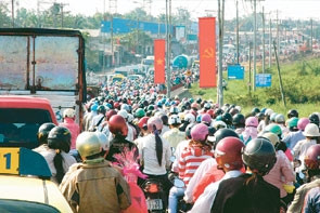 Ứng dụng giải pháp hệ thống giao thông thông minh sẽ góp phần giảm ùn tắc giao thông ở TP Hồ Chí Minh. Ảnh TRÀNG DƯƠNG