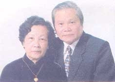 Vợ chồng PGS Lê Bá Hán.