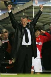 Huấn luyện viên Deschamp
của Monaco.