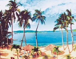 Bãi biển Nha Trang.