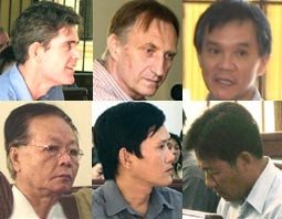 Kim Brix Andersen, Peter Brian Laking,
Tom Hồng, Phạm Văn Hòa,
Nguyễn Xuân Vinh, Trương Ngọc Thành.