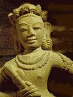 Hiện vật văn hóa Chămpa
tại Bảo tàng nghệ thuật điêu khắc Chămpa, Đà Nẵng.
