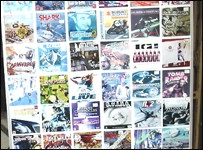 Nhiều băng đĩa không rõ
xuất xứ trên thị trường.