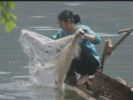 Một cảnh trong phim Đường về.