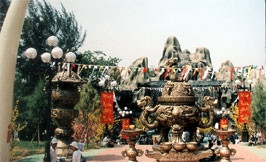 Một góc khu công viên Suối Tiên