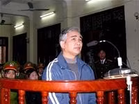 Bị cáo Mạc Kim Tôn tại phiên tòa hôm 22-3.