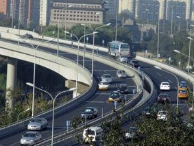 Một góc của TP Bắc Kinh hiện đại.