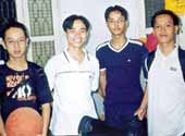 Các admin của trang web<br>trường PTTH Nguyễn Thượng<br>Hiền, TP Hồ Chí Minh.